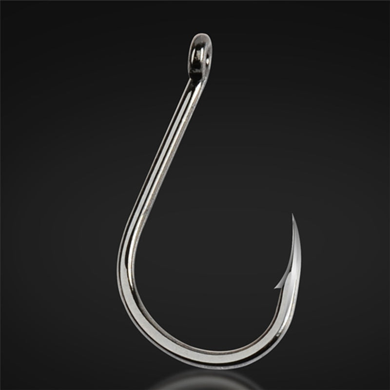 100pcs High Carbon Steel Circle Hooks for Soft Lure Sea Fishing