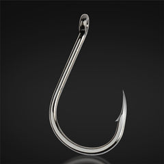 100pcs High Carbon Steel Circle Hooks for Soft Lure Sea Fishing