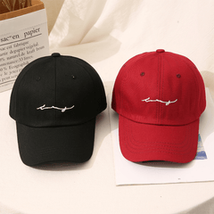 Soft Embroidery Baseball Cap Unisex Solid Cotton Snapback Cap