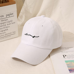 Soft Embroidery Baseball Cap Unisex Solid Cotton Snapback Cap