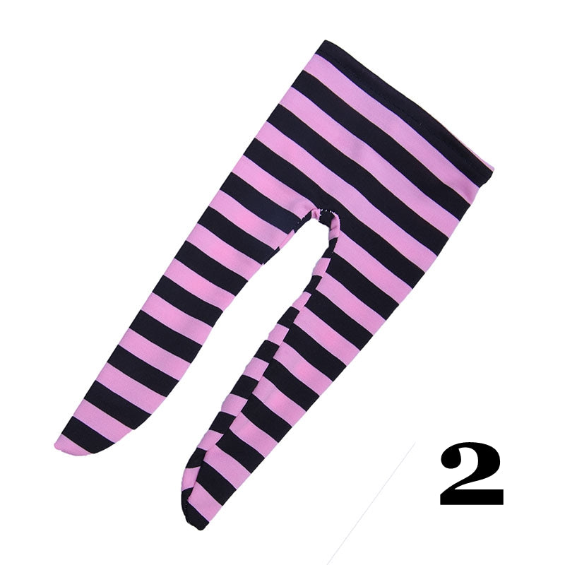 Striped Leggings Tight Pants for 15-18 Inch Baby Dolls