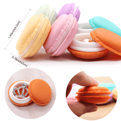 Mini Macaron Travel Bag Storage Coin Box Cute Candy Case Carrying Pouch