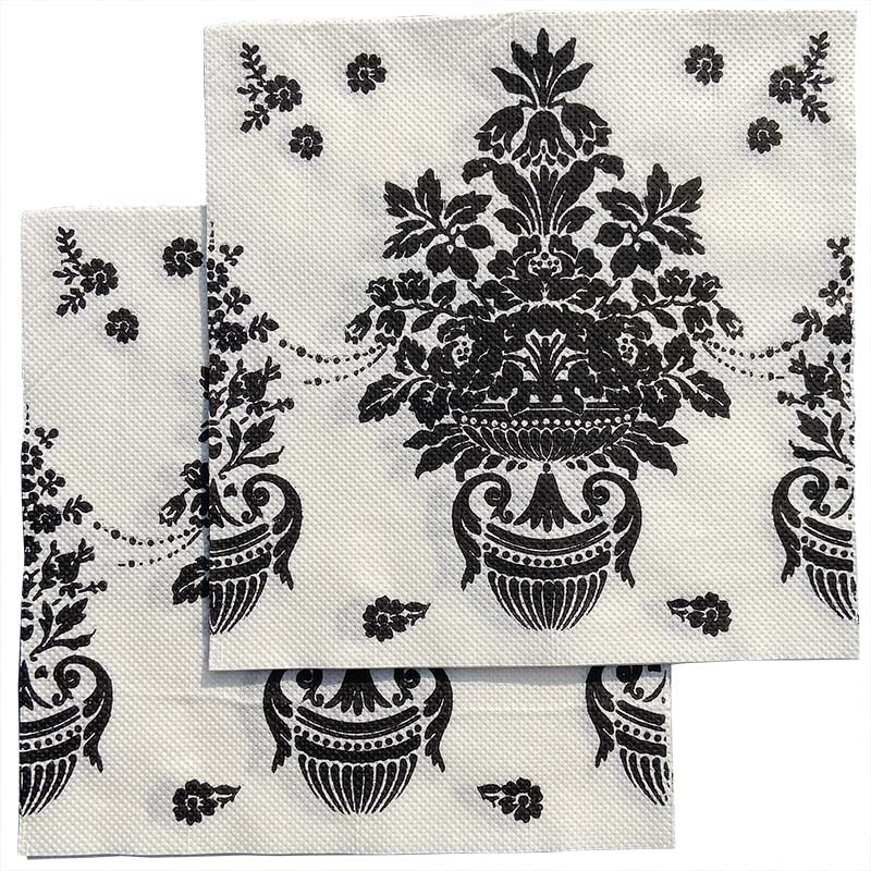 20pcs Printed Napkins Facial Tissues For Weddings