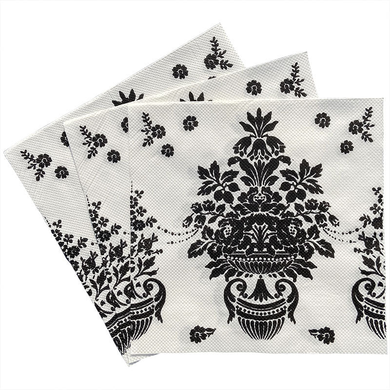 20pcs Printed Napkins Facial Tissues For Weddings