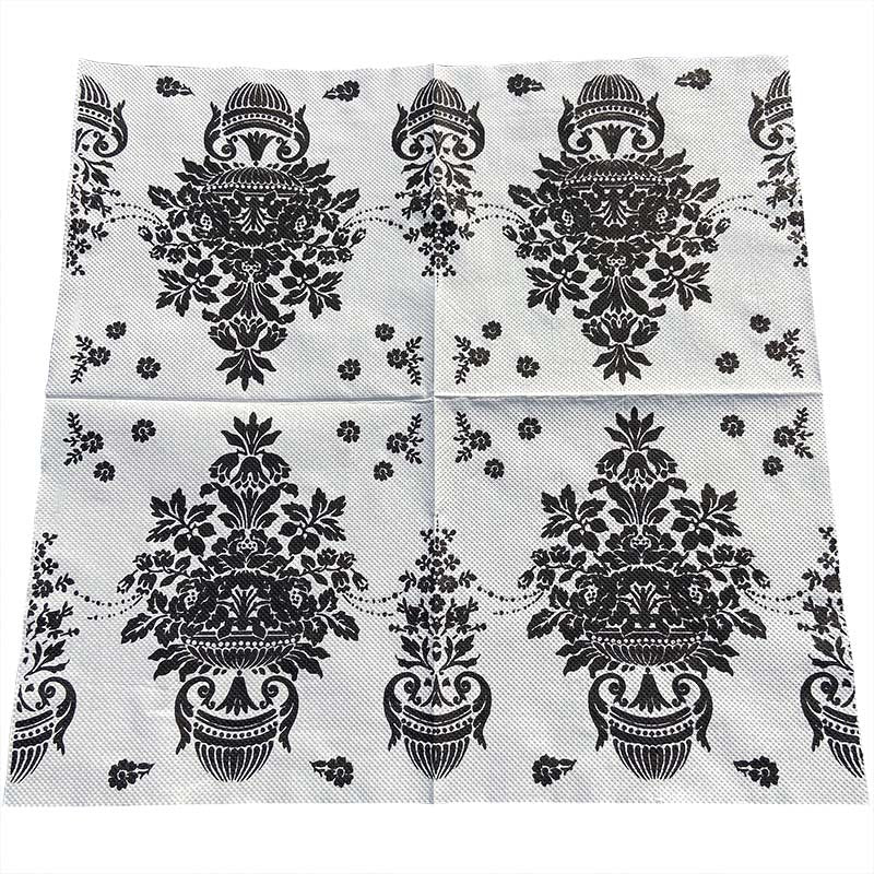 20pcs Printed Napkins Facial Tissues For Weddings