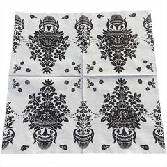 20pcs Printed Napkins Facial Tissues For Weddings