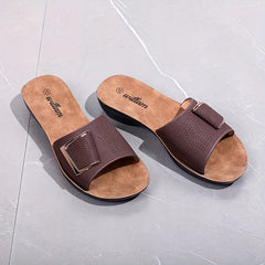 Square Decor Casual Slides Outdoor Slippers Women's Footwear