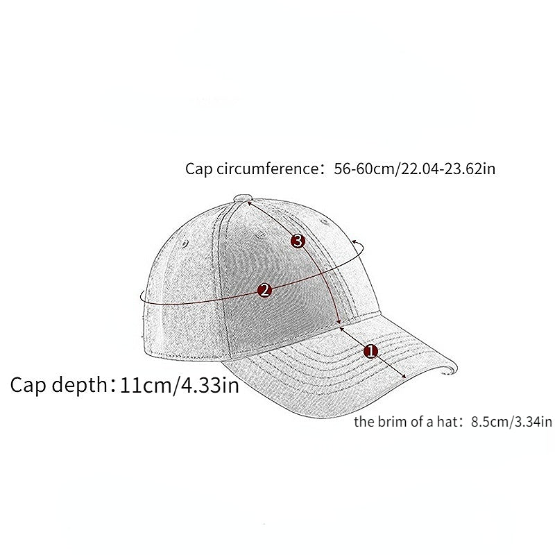 Men's Baseball Caps Spring And Autumn Outdoor Sun Hats Casual Sports