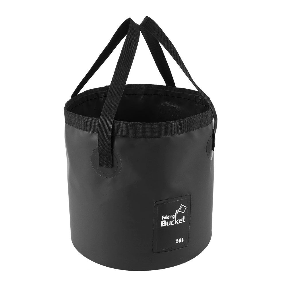 Foldable Camping/Fishing Water Bucket - Easy Storage, Durable Pail Basin