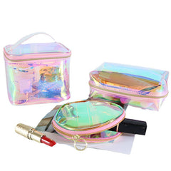 Waterproof Transparent Makeup Bag Zipper Cosmetic Organizer