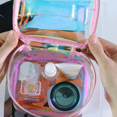 Waterproof Transparent Makeup Bag Zipper Cosmetic Organizer
