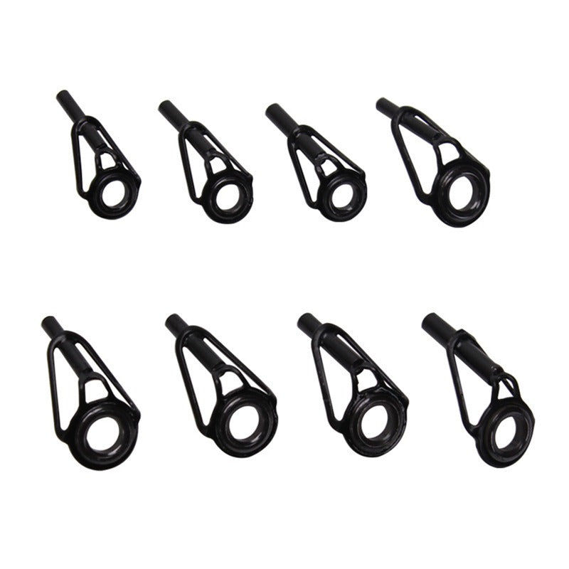 8pcs 80pcs Ceramic Carbon Steel Direction Ring Guide Set for Lure Rods