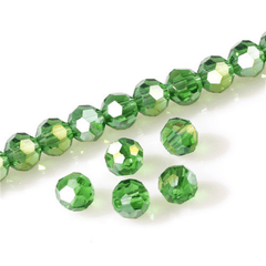 150Pcs Czech AB Round Glass Beads DIY Jewelry Making Faceted Crystal 3mm