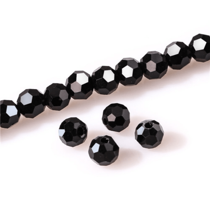 150Pcs Czech AB Round Glass Beads DIY Jewelry Making Faceted Crystal 3mm
