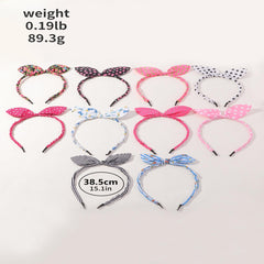 10pcs Polka Dot Heart Floral Star Headbands for Girls