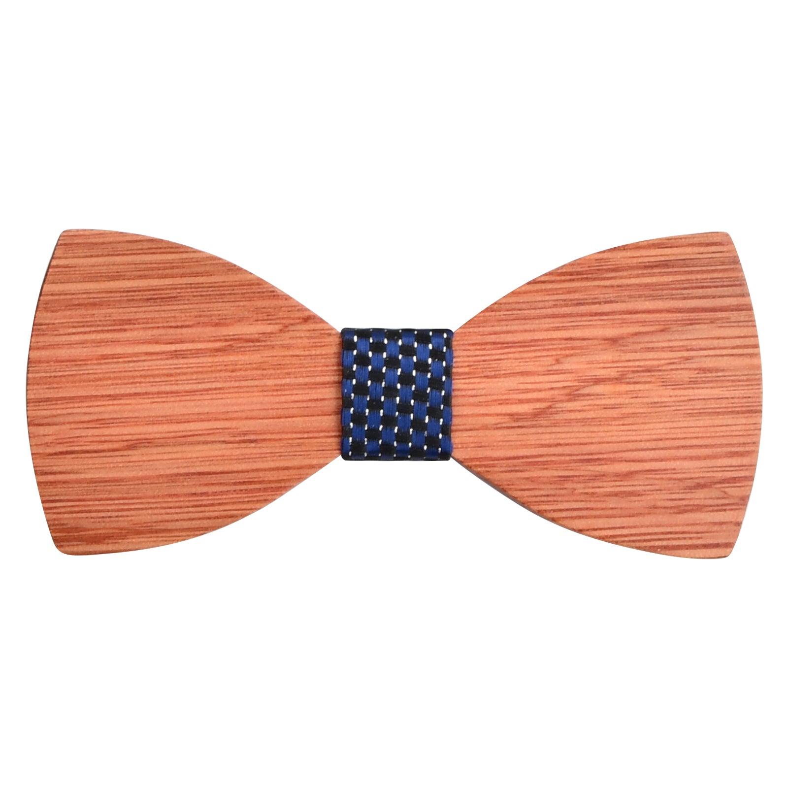 Men's Wooden Bow Tie Natural Wood Bow Tie Hook Closure