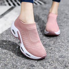 Women's Knitting Socks Air Cushion Running Shoes