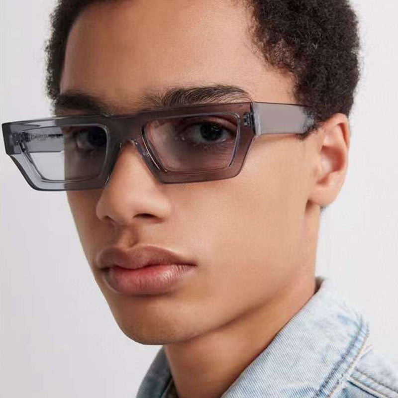 Men's Retro Square Sunglasses Hip Hop High Glasses