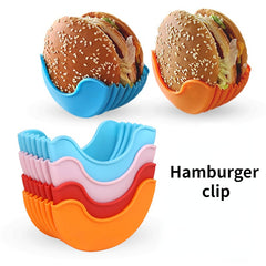 Silicone Hamburger Clip Box, Fall Resistant, Kitchen Supplies