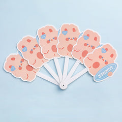 Portable Holiday Fan in Summer - Beach Manual Fan
