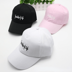 Embroidery Baseball Cap Breathable Sports Hat Outdoor Sunscreen Dad Hats
