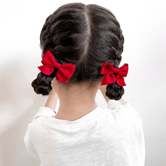 2pcs Sweet Cartoon Bow Hair Clips for Girls