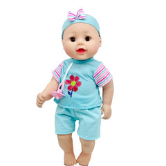 18 Inch Doll Clothes Accessories Tops Pacifier Shorts Headbands Fits Baby Dolls