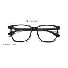Gradient Square Frame Anti Light Reading Glasses