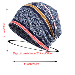 Women Baggy Slouchy Beanie Hat Hip Hop Lightweight Elastic Skull Cap
