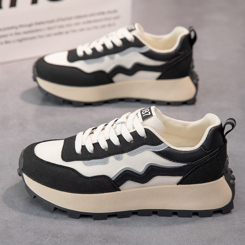 Women's Chunky Sneakers Lace Up Thick Bottom Dad Shoes