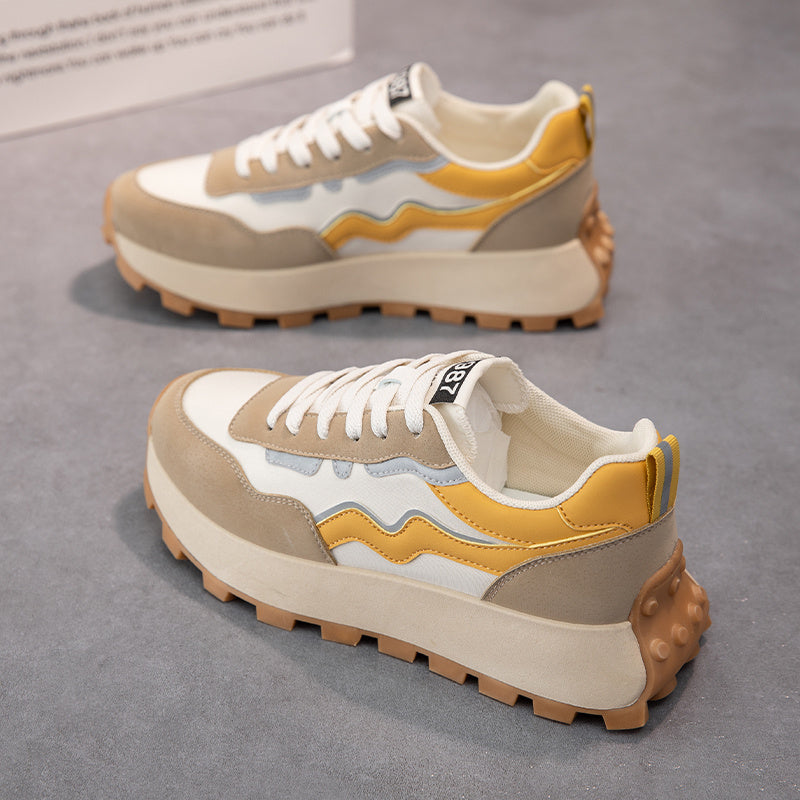 Women's Chunky Sneakers Lace Up Thick Bottom Dad Shoes