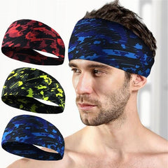 Camouflage Sports Headband Running Gym Yoga Hair Band