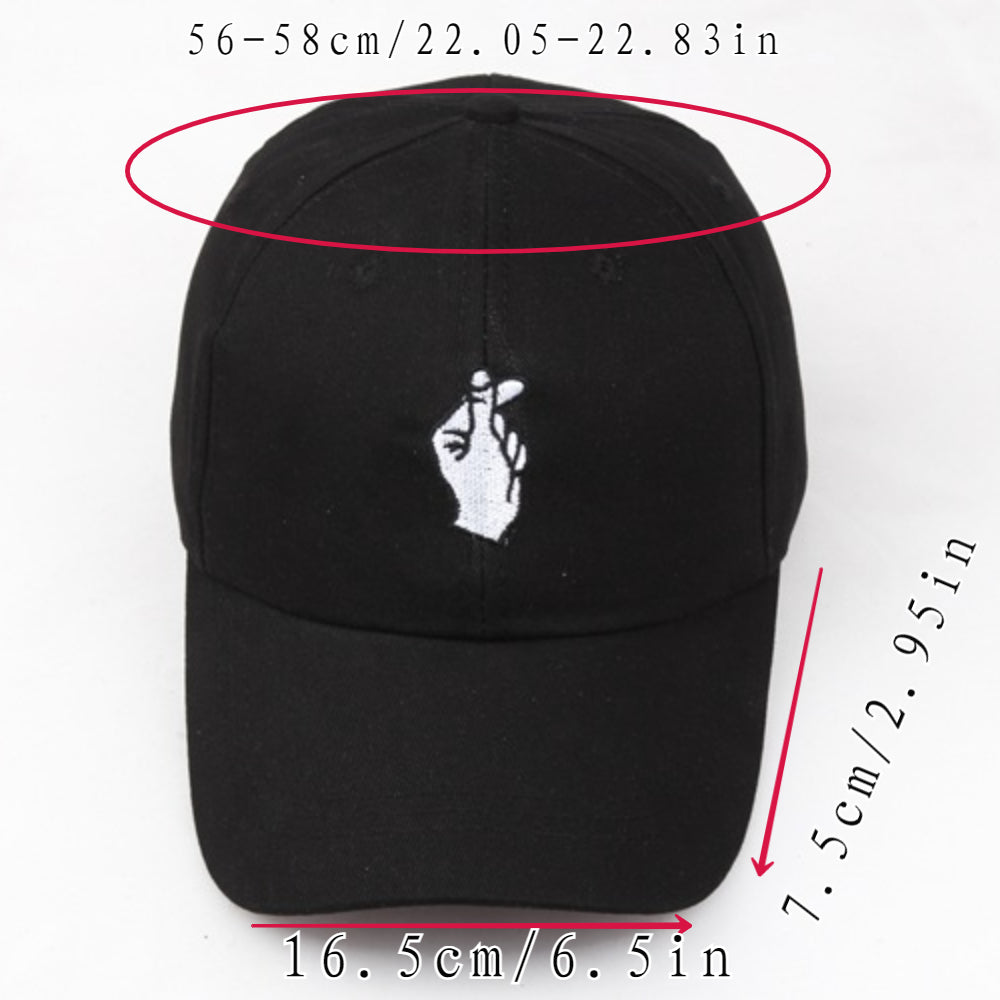 Embroidery Baseball Cap Adjustable Sports Hat Sunscreen Dad Hats