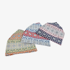 Boho Printed Slouchy Sleep Beanie Hat Lightweight Elasticity Skull Cap