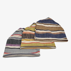Striped Pattern Slouchy Beanie Hip Hop Skullies Cap Hat