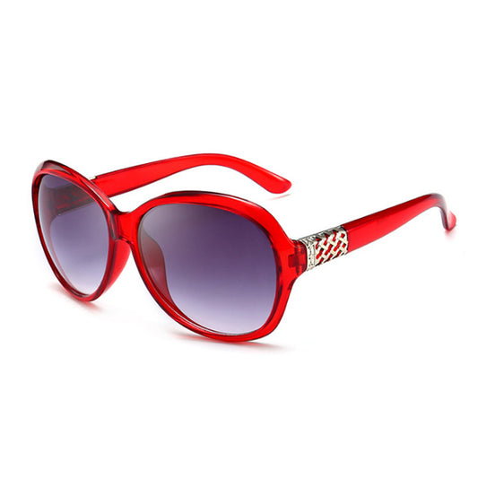 Cat Eye Sunglasses Round Frame Vintage Gradient Lens UV400