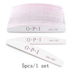 10Pcs Nail File 100 180 Sandpaper for Manicure Buffer Tools
