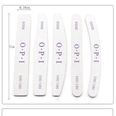 10Pcs Nail File 100 180 Sandpaper for Manicure Buffer Tools