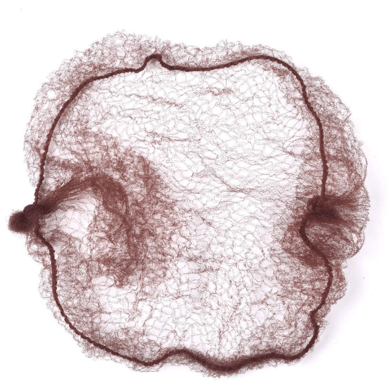 100pcs Elastic Hair Net for Ballet Buns and Wigs