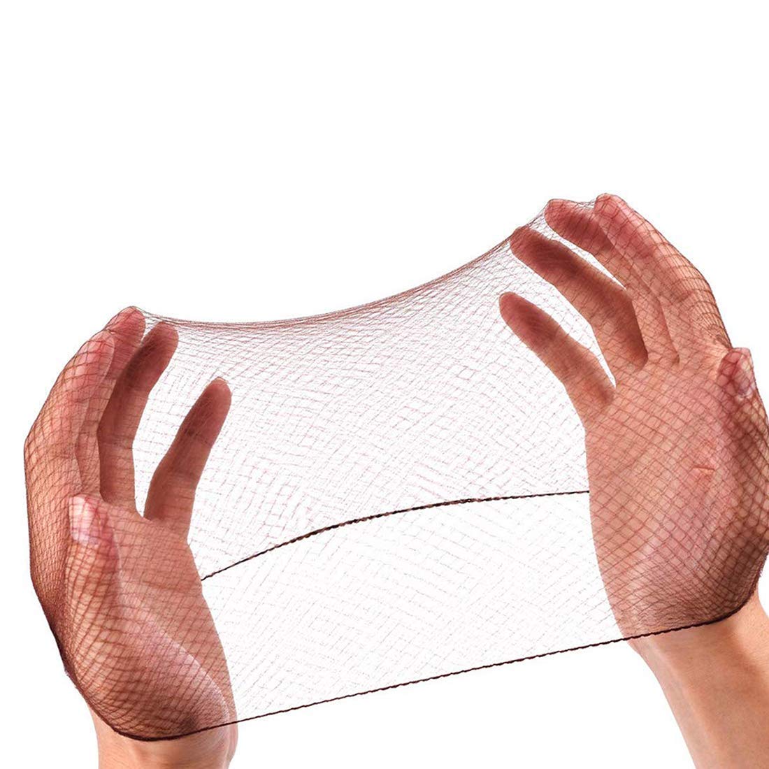 100pcs Elastic Hair Net for Ballet Buns and Wigs