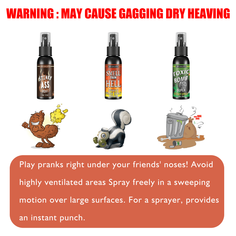 Fart Spray & Poop Hell Bomb Prank Kit