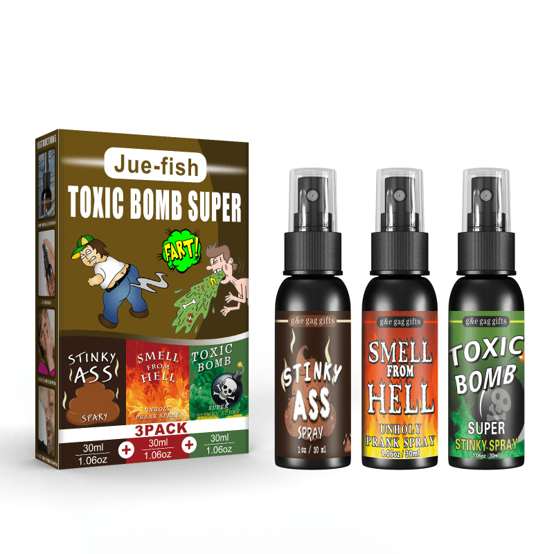 Fart Spray & Poop Hell Bomb Prank Kit
