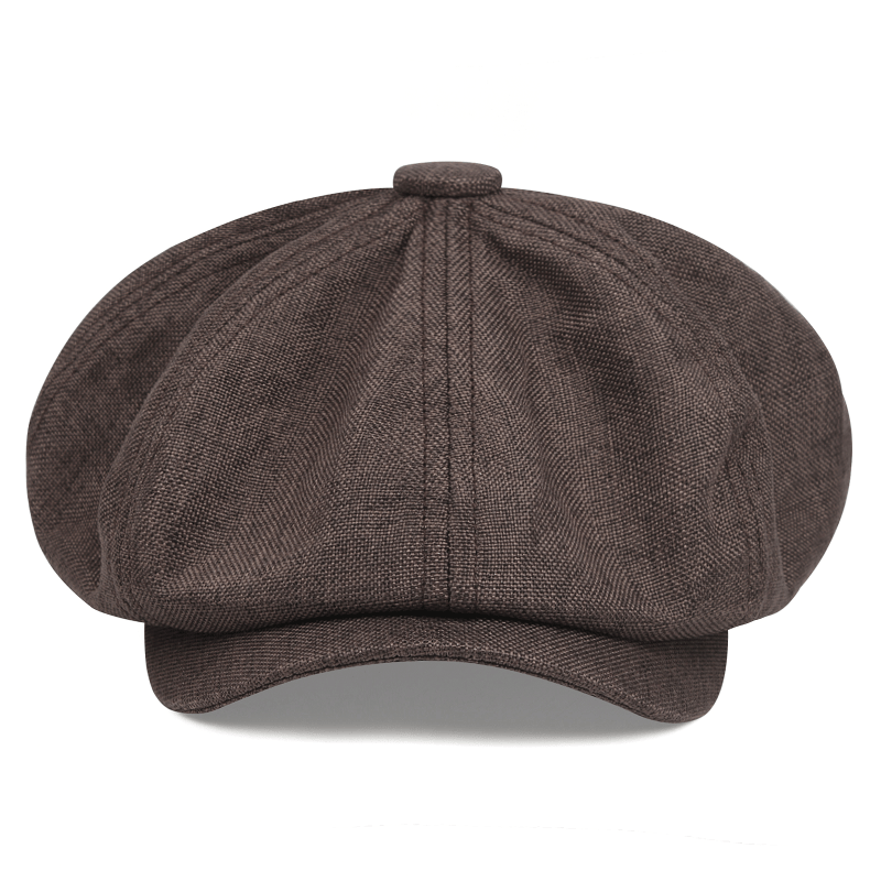 Vintage Block Beret British Style Octagonal Hat Newsboy Hat Casual Painter Hats