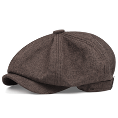 Vintage Block Beret British Style Octagonal Hat Newsboy Hat Casual Painter Hats