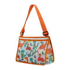 Girls Cartoon Mesh Breathable Messenger Bag Lightweight Zipper Organizer Bag