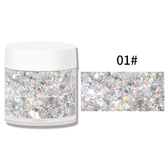 10 Colors Diamond Monochromatic Sequin Liquid Eyeshadow Gel