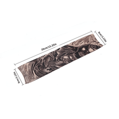 Flower Print Arm Tattoo Sleeves for Sun Protection and Style