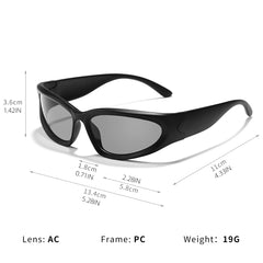 Y2K Polarized Sunglasses UV400 Boys Girls