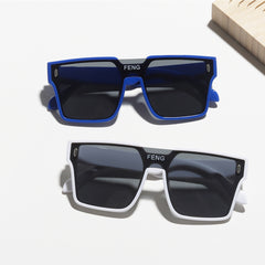 Youth Casual Plastic Frame UV400 Sunglasses
