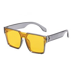 Youth Casual Plastic Frame UV400 Sunglasses